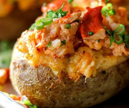 Lobster Stuffed Potatoes