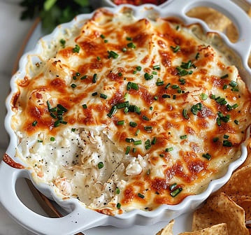 Crab Rangoon Dip with Wonton Chips