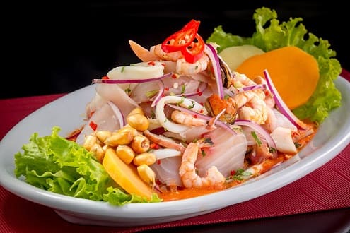 Ceviche with Mixed Seafood