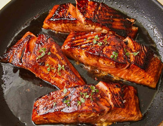 Honey Glazed Salmon