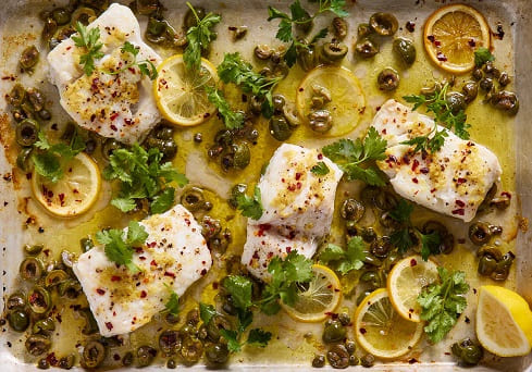 Baked Fish with Herbs