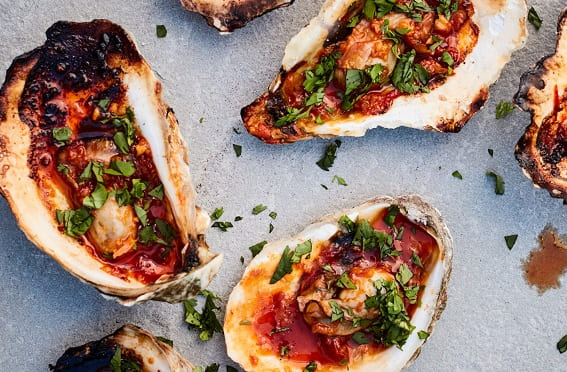 Grilled Oysters