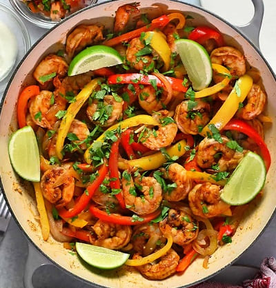 Shrimp Fajitas