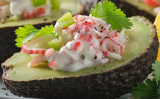 Crab-Stuffed Avocados