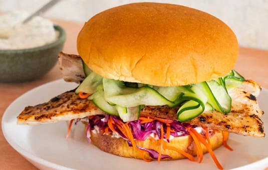 Grilled Fish Sandwich