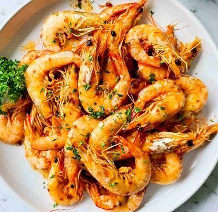 Prawns in Garlic Sauce