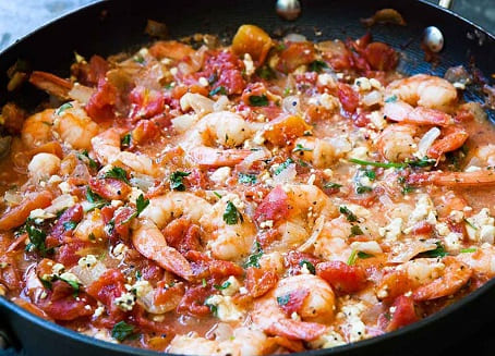 Baked Shrimp with Feta