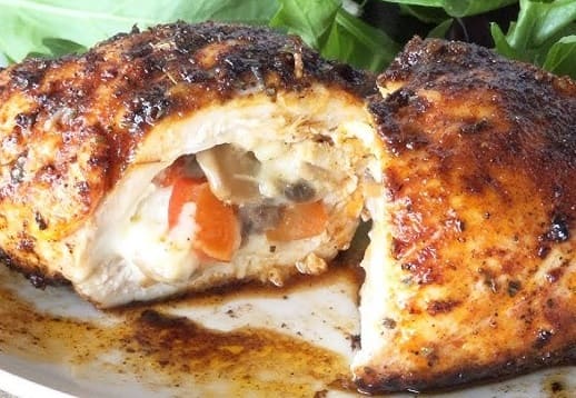 Crab-Stuffed Chicken